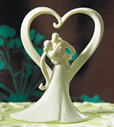 Stylish Embrace Cake Topper
