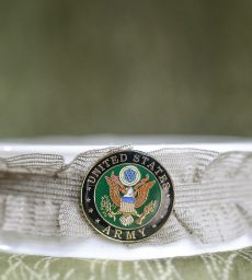 Army Military Porcelain Base