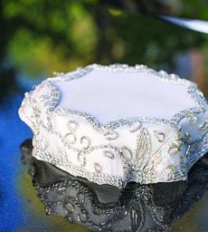 Persian Embroidery Porcelain Base