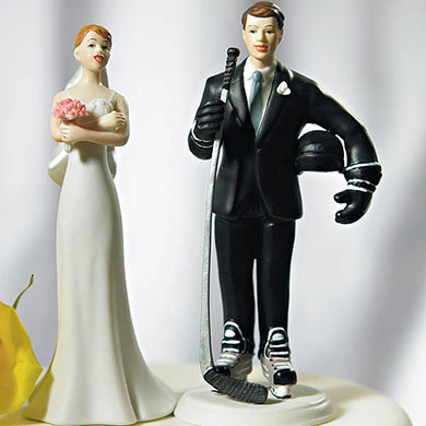 #1 Fan Cheering Bride Figurine