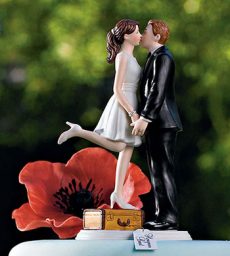"A Kiss And We're Off!" Figurine - Light Skin Tone