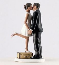 "A Kiss And We're Off!" Figurine - Medium Skin Tone