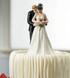 "Yes To The Rose" Bride And Groom Couple Figurine