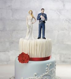 "A Love Citation" Policeman Groom Figurine