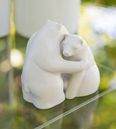 Interlocking Bear Hug Cake Topper Figurine Set