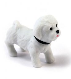 Miniature Bichon Frise Dog Figurines