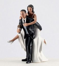 Playful Football Couple - Medium Skin Tone