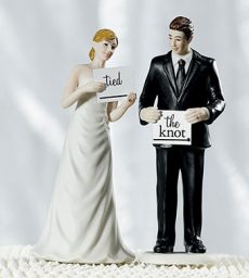 Read My Sign - Bride Figurine