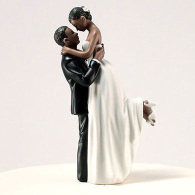 True Romance Couple Figurine - Dark Skin Tone