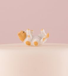 Cat Figurine - Orange and White