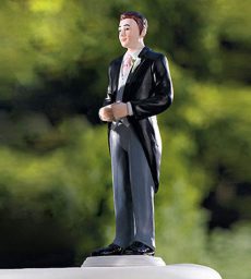 Groom In Traditional Morning Suit Figurine
