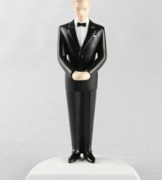 Blonde Groom Cake Top
