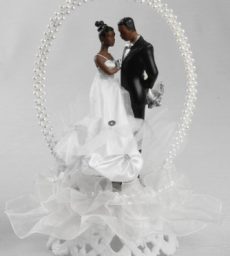 TY Wilson African-American Cake Top White