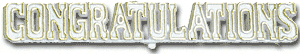 Congratulations Plaque