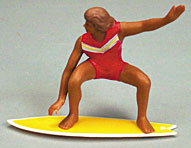 Surfer On Surfboard
