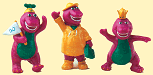 Barney Figurines