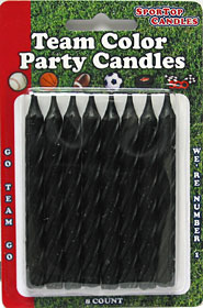 Team Color Candles Black