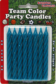 Team Color Candles Teal