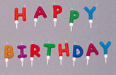 Happy Birthday Candles