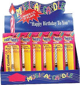 Musical Candles Display Box