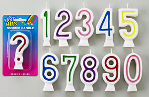Number Candles # 8