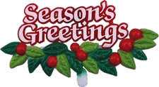Season's Greeting Plaque