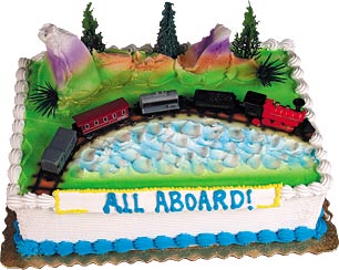 The Great Train Party Cake Kit