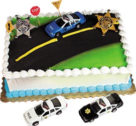 Police Cruiser Cake Kit