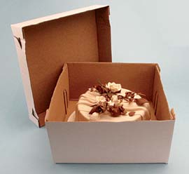 2pc Cake Box 12 X 12 X 6
