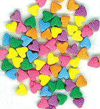 Rainbow Heart Quins Shaker