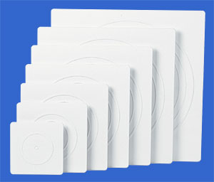 Square Tier Separator Plate 8""