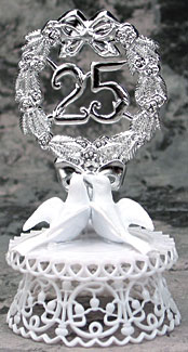 Silver Anniversary With Doves