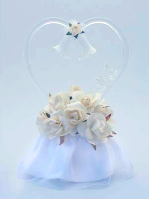 Heart With Bells And Flowers