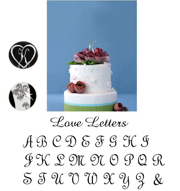 Rhinestone Small Inital