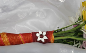 Ribbon Bouquet Decorated Flower