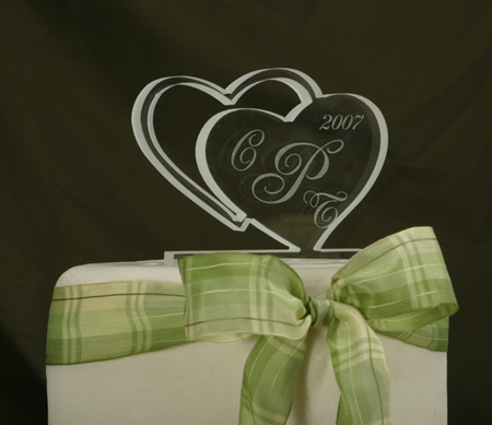 Acrylic Floating Hearts