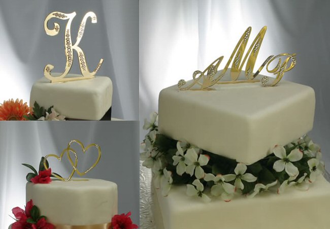 Semi Decorated Gold Acrylic